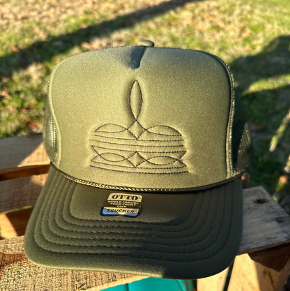 Boot Stitch Trucker Hats