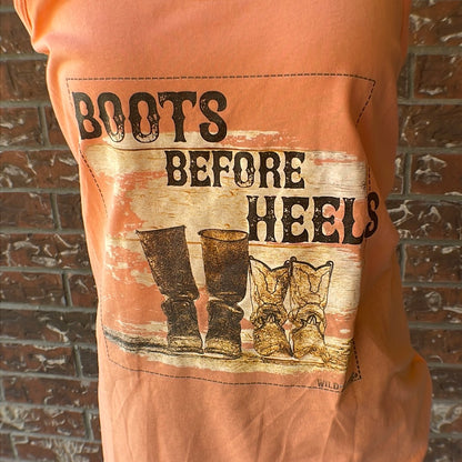 Boots Before Heels Tank