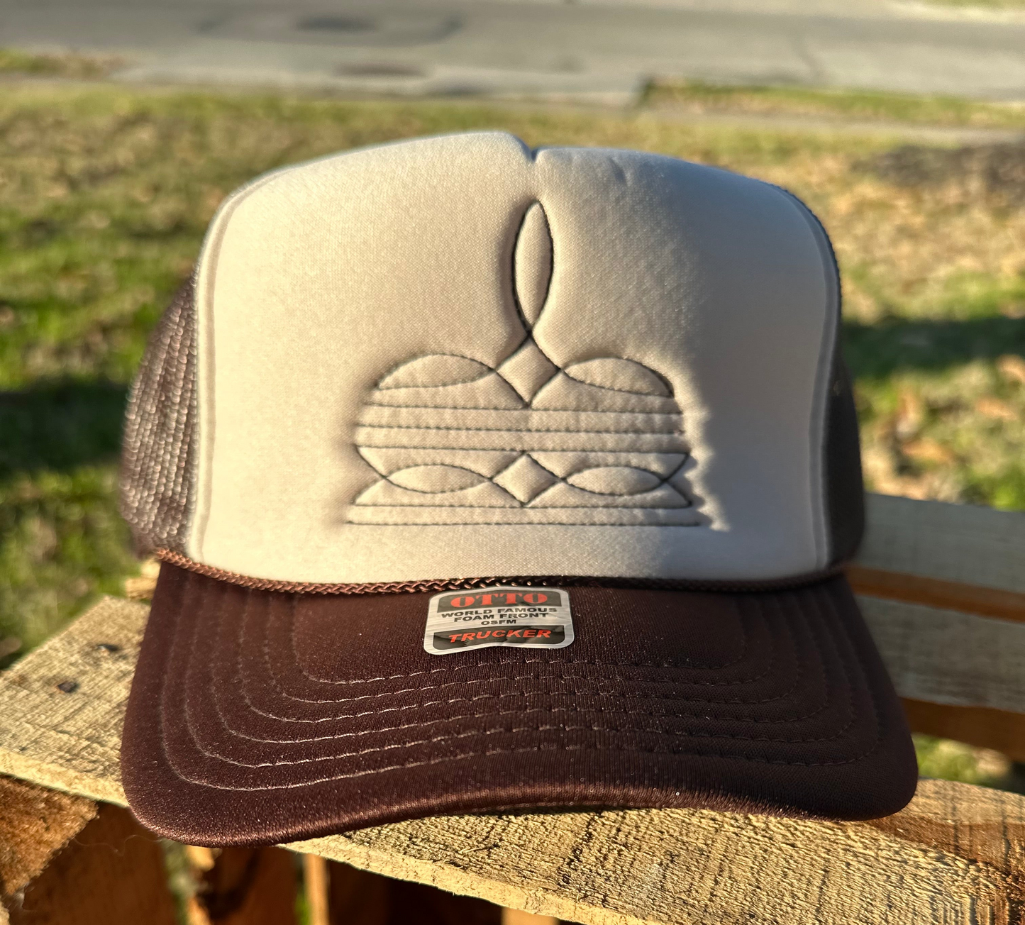 Boot Stitch Trucker Hats