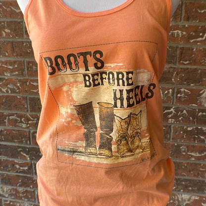 Boots Before Heels Tank