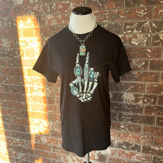 Skeleton Bling Tee