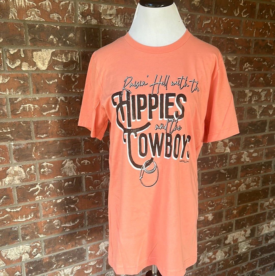 Hippies and Cowboys Tee