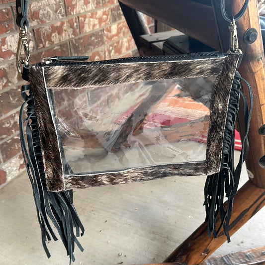 Sassy Cowhide Crossbody