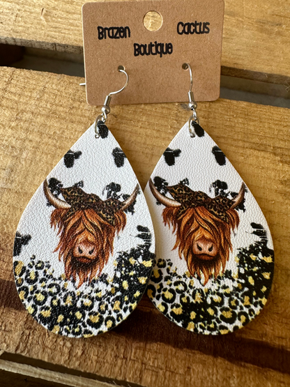 Fancy Like Heifer Earrings